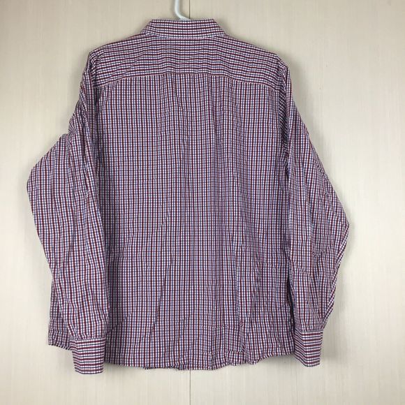 UNTUCKit Men Office Plaid Button Up Long Sleeve Shirt Cotton XL Extra Large - Picture 5 of 12